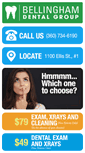 Mobile Screenshot of bellinghamdentalgroup.com